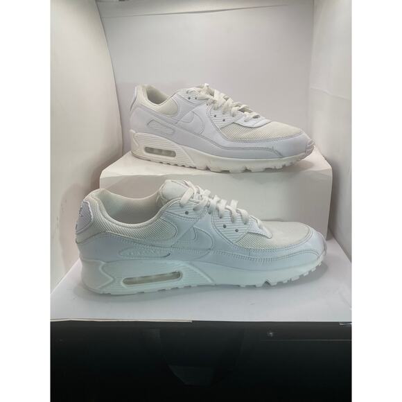 Nike Air Max 90 Triple White 2020 CN8490-100 Size US 12.5 Men
